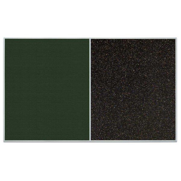 Sliding Door Indoor Enclosed Corkboard, 9